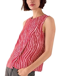 Zebra Layered Tank Top