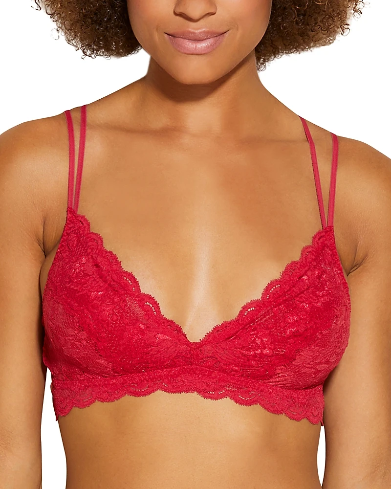 Cosabella Floral Lace Crisscross Strap Bralette