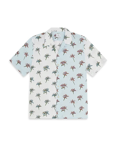 Ps Paul Smith Mix Up Print Regular Fit Short Sleeve Shirt