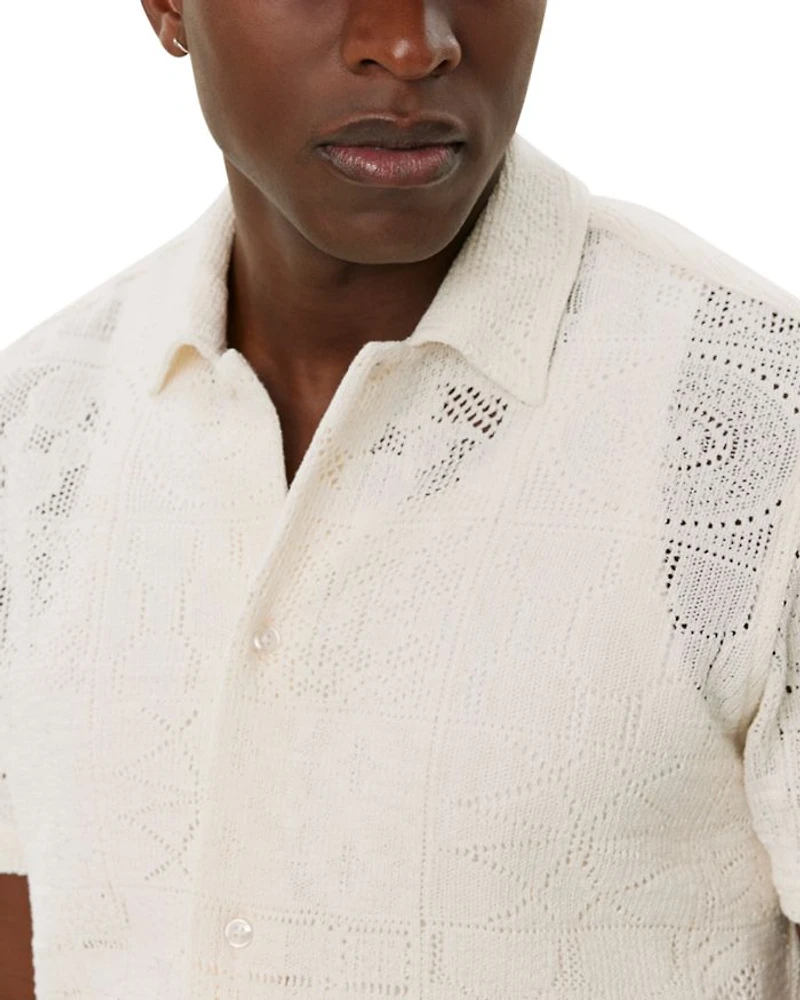 Hector Short Sleeve Lace Shirt