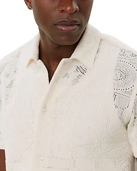 Hector Short Sleeve Lace Shirt