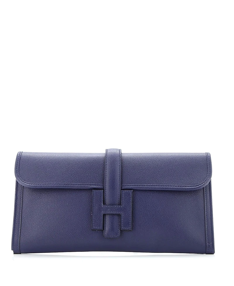 Pre-Owned Hermes 29 Jige Elan Clutch Evercolor