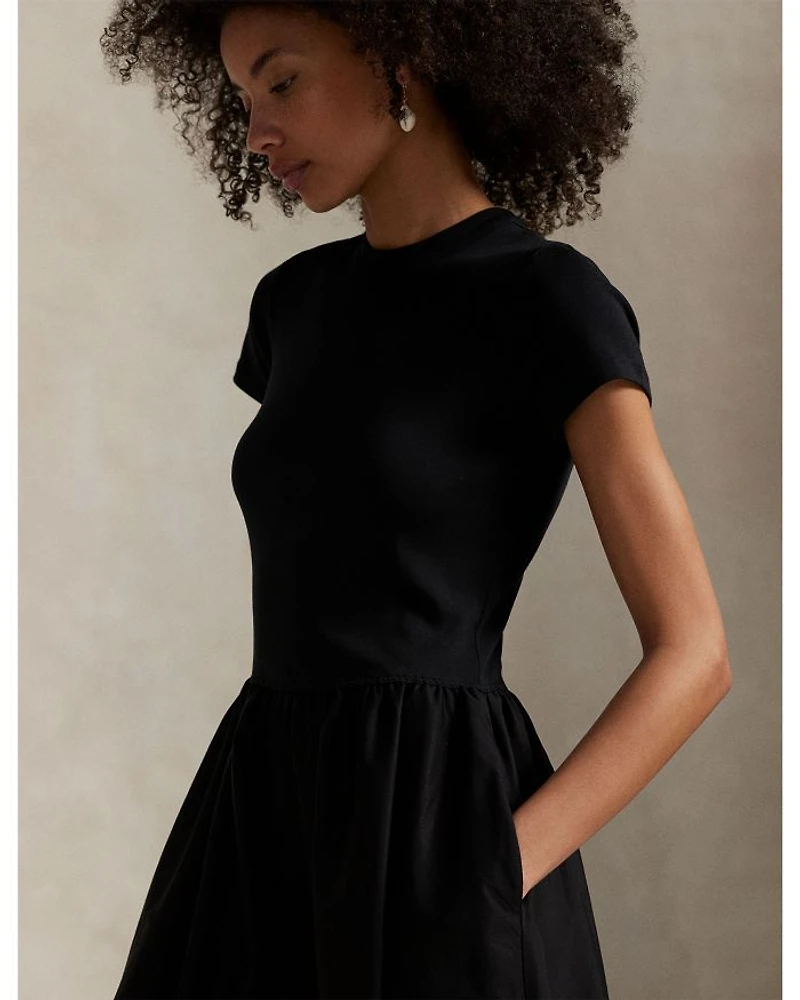 Cotton Short Sleeve Dress
