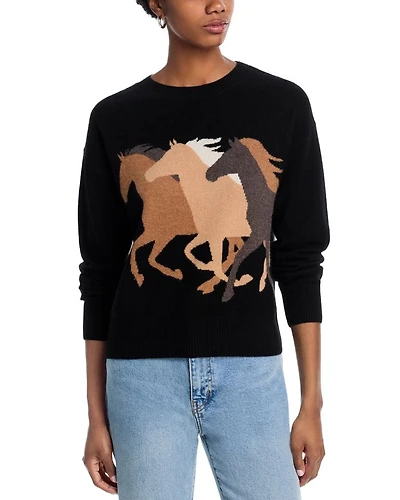 Horse Intarsia Cashmere Sweater - Exclusive