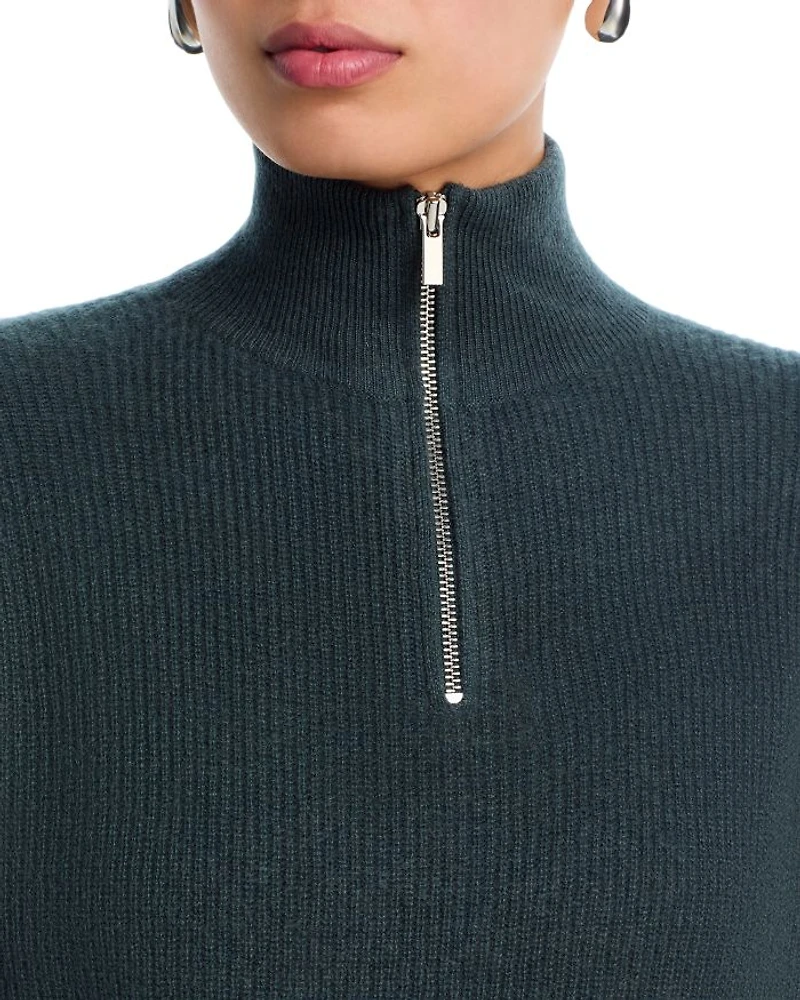 Quarter Zip Cashmere Sweater - Exclusive
