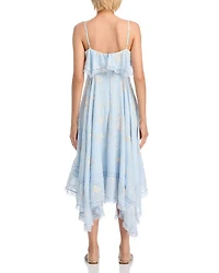 Ema Floral Chiffon Maxi Dress - Exclusive