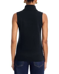 Split Hem  Turtleneck Tank - Exclusive