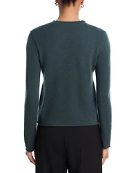 Rolled Edge Cashmere Sweater