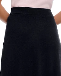 Cashmere Midi Skirt - Exclusive