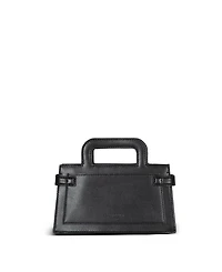B-Buzz Small Top Handle Monogrammed Canvas and Leather Bag