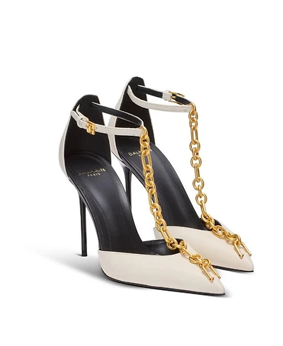 Women's Sync Leather Stilettos with Pointed Toe Pumps