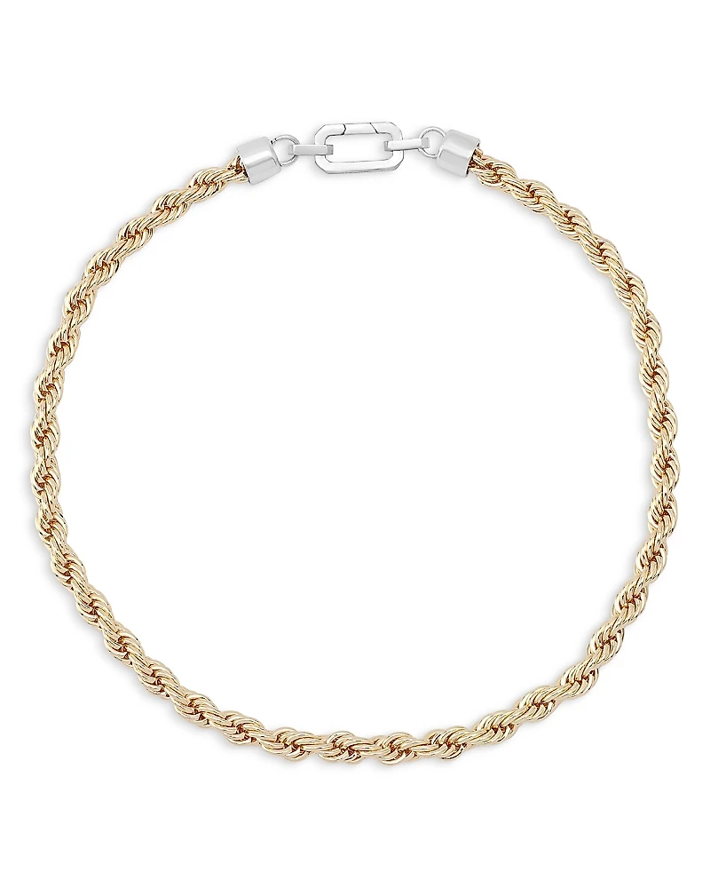 Allsaints Statement Rope Chain Collar Necklace, 21