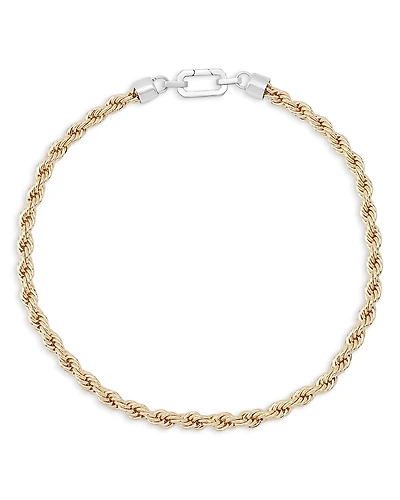 Allsaints Statement Rope Chain Collar Necklace, 21