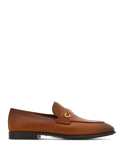 Men's Desiovit Gancini Ornament Leather Loafers