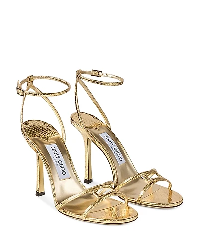 Jimmy Choo Women's 1998 Leo 100 High Heel Sandals