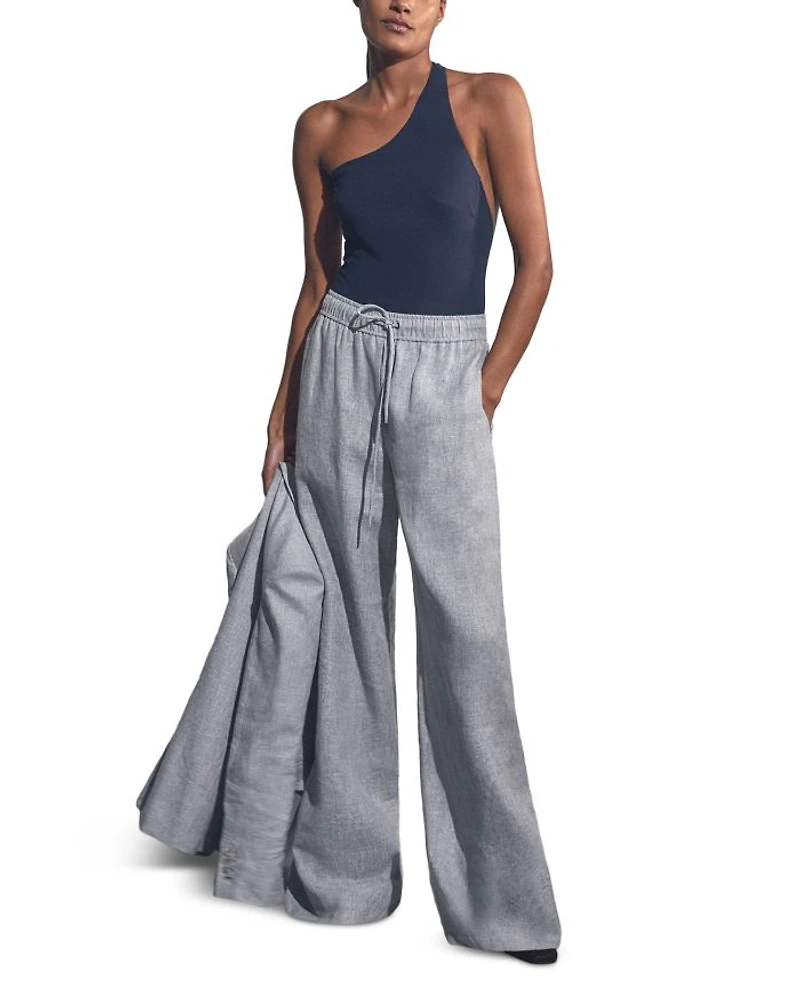 Willow Linen Wide Leg Trousers