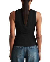 Dani Ruched Shoulder Vest