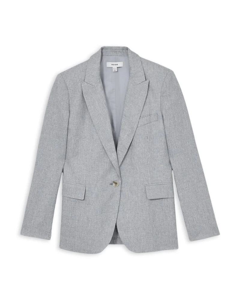 Willow Single Button Linen Jacket