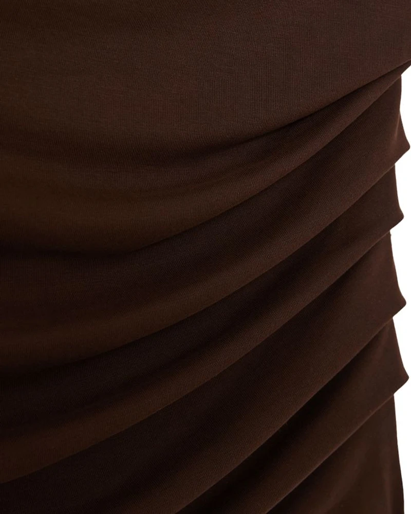 Serena Ruched Off-the-Shoulder Top