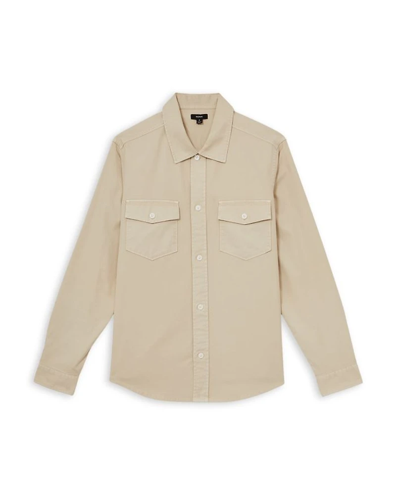 Twill Twin Pocket Oversized Shirt