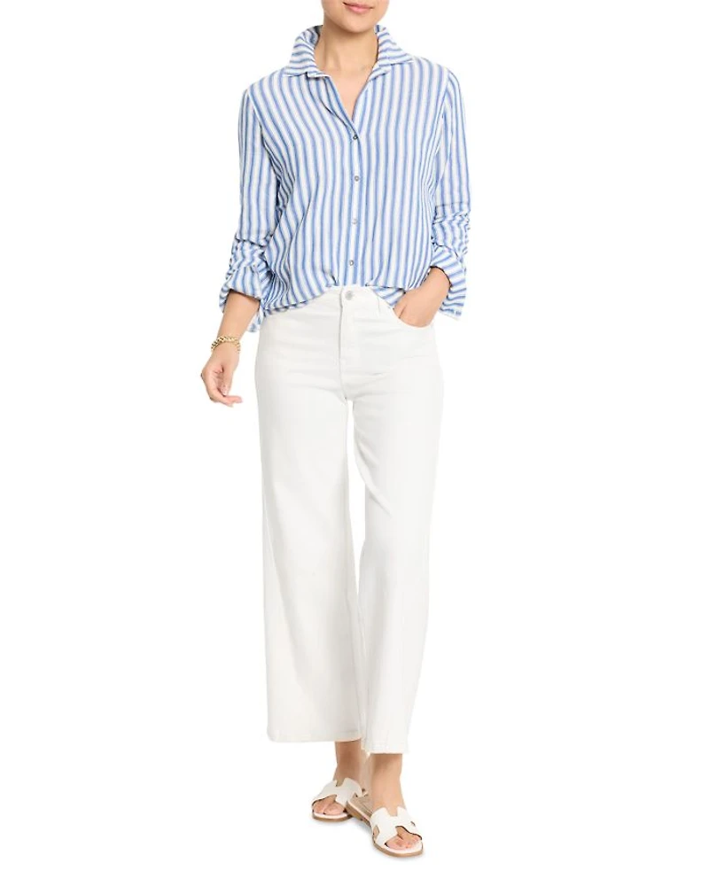 Double Gauze Striped Shirt
