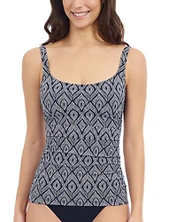 Profile by Gottex Plume Square Neck D Cup Tankini Top