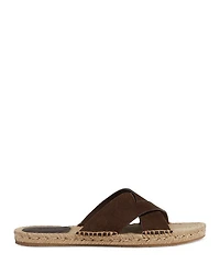 Men's Suede Espadrille Sandals