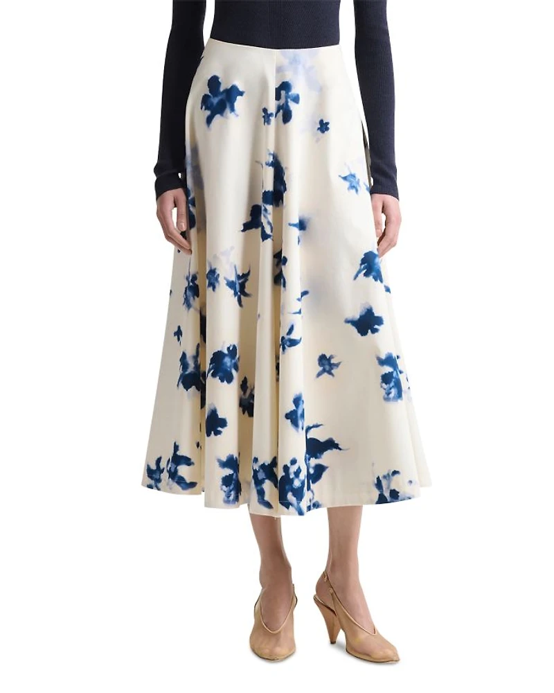 Varda Floral Midi Skirt