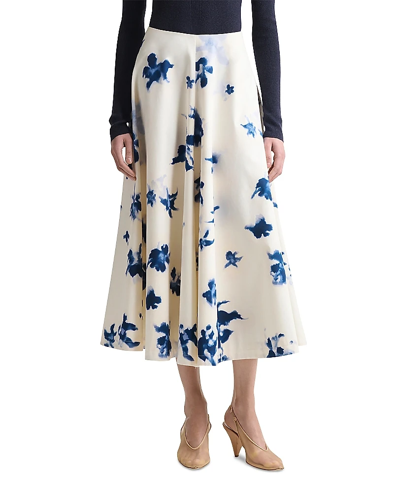 Altuzarra Varda Floral Midi Skirt
