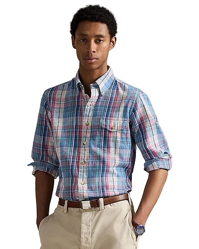 Polo Ralph Lauren Classic Fit Plaid Twill Shirt