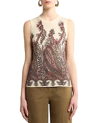 Etro Silk & Cashmere Tank