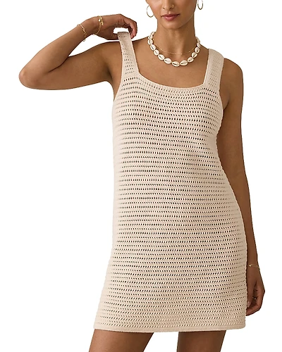 Faherty Seacoast Crochet Dress