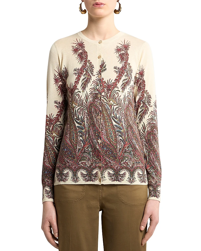 Etro Silk & Cashmere Cardigan