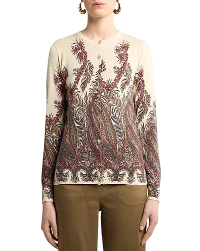 Etro Silk & Cashmere Cardigan