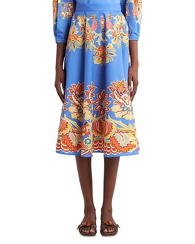 Etro Printed Midi Skirt
