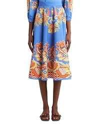 Etro Printed Midi Skirt