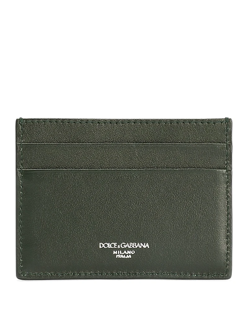 Dolce & Gabbana Braided Leather Cardholder