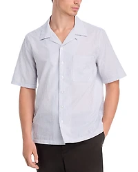 Onia Poplin Seersucker Convertible Vacation Shirt