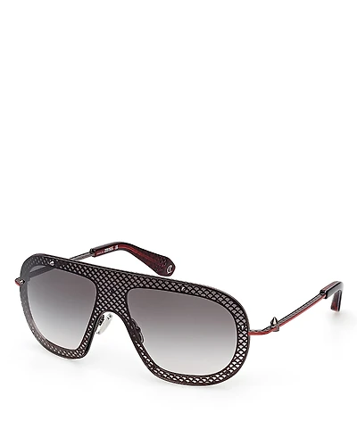 Christian Louboutin Shield Sunglasses, 130mm