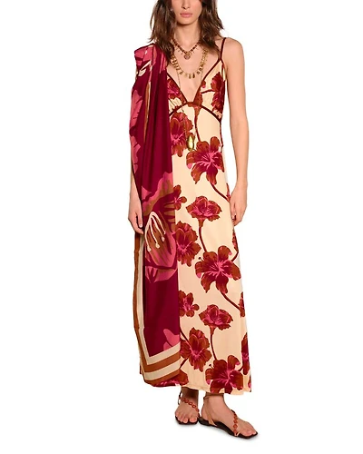 Sendero De Astromelias Ankle Dress