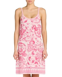Underwater Barocco Slip Dress