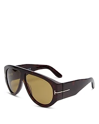 Tom Ford Bronson Pilot Sunglasses, 60mm