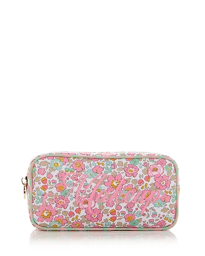Stoney Clover Lane Makeup Embroidered Liberty Small Travel Pouch