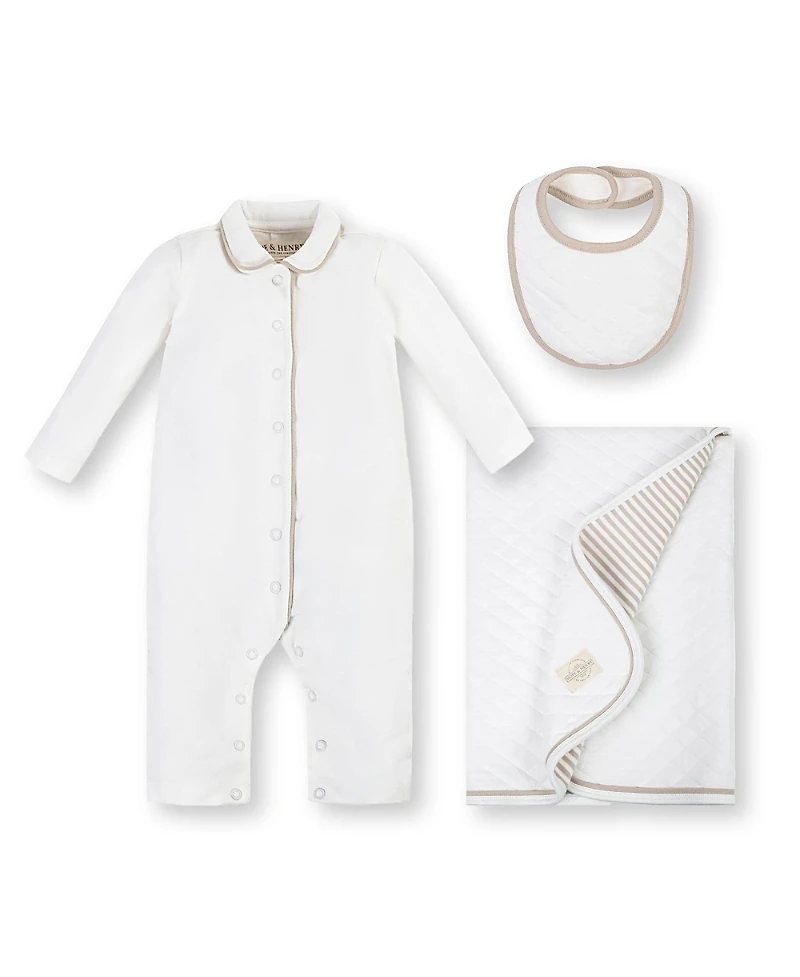 Hope & Henry Unisex 4-Piece Knit Gifting Set - Baby