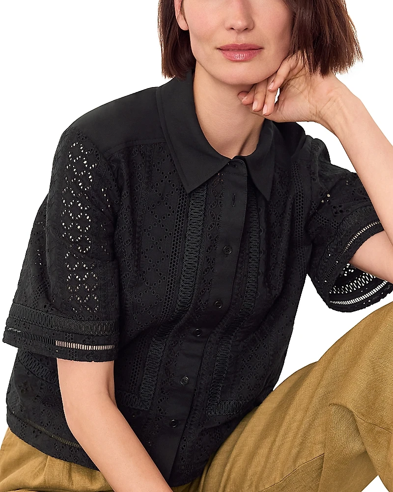 Whistles Broderie Shirt