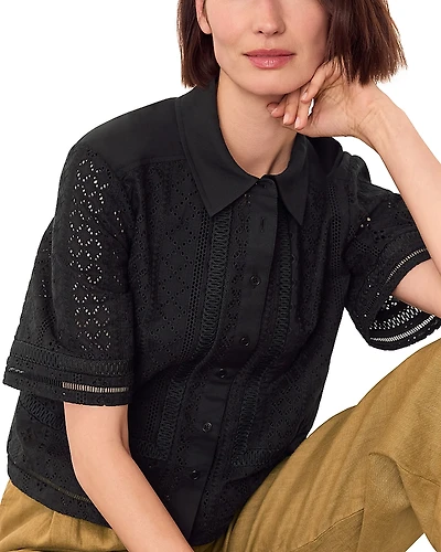 Whistles Broderie Shirt