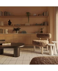 Carmel Faux Shearling Accent Chair