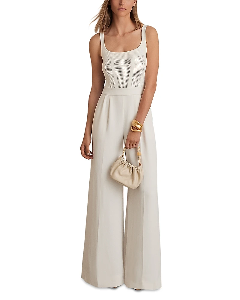 Reiss Carla Knit Jumpsuit