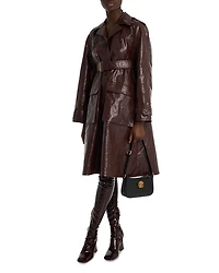 Medallion Mini Leather Shoulder Bag