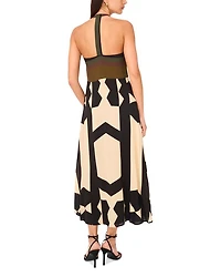 Halter Bar Back Maxi Dress